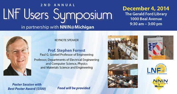 LNF Users Symposium – 2nd Annual